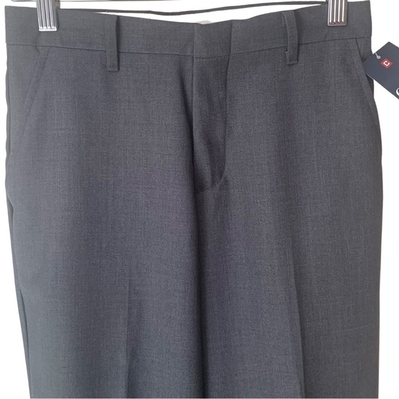 NWT CHAPS Boys Dress Pants Dark Charcoal Heather Style# C841180 Classic Size 10 - Picture 8 of 16